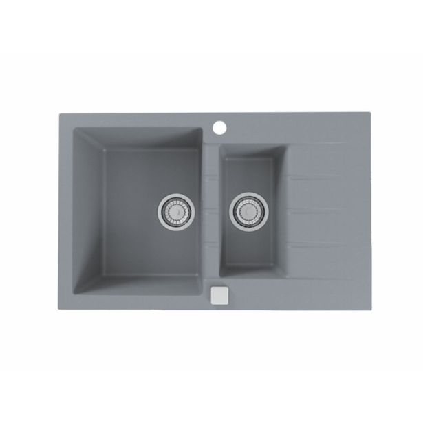 GRANITAL POMIVALNO KORITO ALVEUS CADIT 70, G81 CONCRETE 790X500 MM GRANITAL POMIVALNO KORITO ALVEUS CADIT 70, G81 CONCRETE 790X500 MM