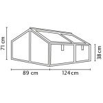 KOVINSKA VISOKA GREDA VITAVIA GAMMA HKP4 MM, ČRNA – predstavitvena slika