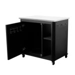 LETNA KUHINJA COZZE MIZA Z INOX PLOŠČO 90X60X90 CM (90527) – predstavitvena slika