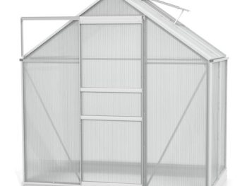 RASTLINJAK, VOLTE PLOŠČE VITAVIA PLANET 2500 HKP 6MM, 1,95X1,31M ALU- RASTLINJAK+TEMELJ ZA OKVIR