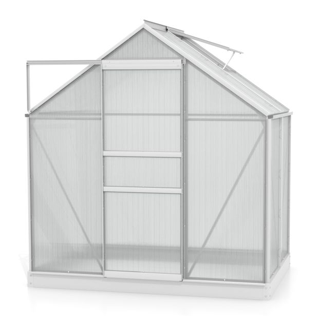 RASTLINJAK, VOLTE PLOŠČE VITAVIA PLANET 2500 HKP 6MM, 1,95X1,31M ALU- RASTLINJAK+TEMELJ ZA OKVIR RASTLINJAK, VOLTE PLOŠČE VITAVIA PLANET 2500 HKP 6MM, 1,95X1,31M ALU- RASTLINJAK+TEMELJ ZA OKVIR