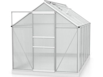 RASTLINJAK, VOLTE PLOŠČE VITAVIA PLANET 6200 HKP 6MM, 1,95X3,21M ALU - RASTLINJAK+OKVIR ZA TEMELJ