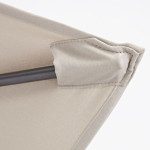 SENČNIK NATERIAL SRED. AVEA 200X300 RJAV ALU, JEKLO, 200G – predstavitvena slika