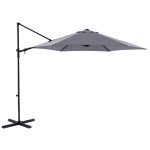 SENČNIK STRAN. POLAR II D290 SIV 160G, 6 KOTNI