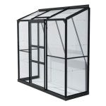 STEKLEN RASTLINJAK VITAVIA IDA 1300 ESG3MM ČRNA 182X193X69