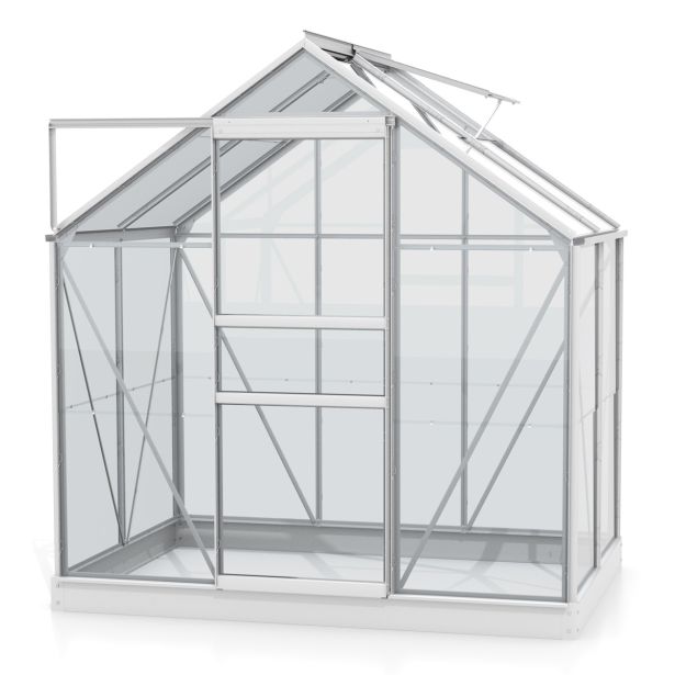 STEKLEN RASTLINJAK VITAVIA PLANET 2500 ESG 3MM, 1,95X1,31M ALU - RASTLINJAK+ OKVIR ZA TEMELJ STEKLEN RASTLINJAK VITAVIA PLANET 2500 ESG 3MM, 1,95X1,31M ALU - RASTLINJAK+ OKVIR ZA TEMELJ