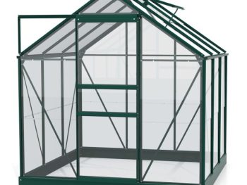 STEKLEN RASTLINJAK VITAVIA PLANET 3800 ESG 3MM, 1,95X1,95M SMARAGDNA -RASTLINJAK+OKVIR ZA TEMELJ