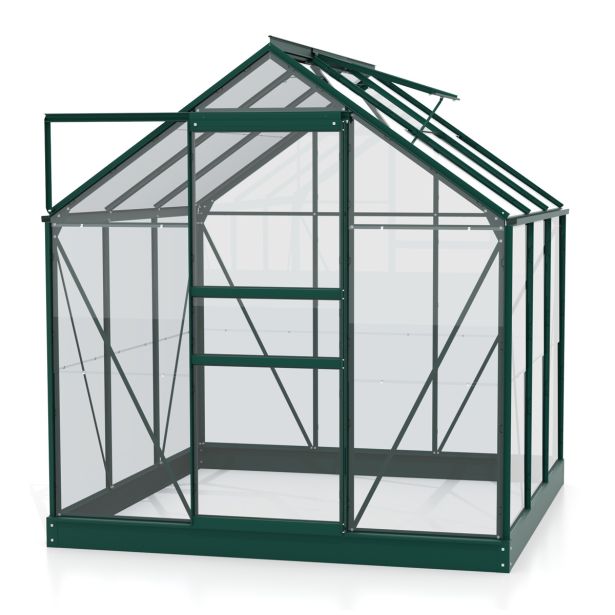 STEKLEN RASTLINJAK VITAVIA PLANET 3800 ESG 3MM, 1,95X1,95M SMARAGDNA -RASTLINJAK+OKVIR ZA TEMELJ STEKLEN RASTLINJAK VITAVIA PLANET 3800 ESG 3MM, 1,95X1,95M SMARAGDNA -RASTLINJAK+OKVIR ZA TEMELJ