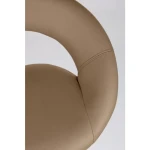 Barski stol CHEYENNE taupe ima strukturo iz kromiranega jekla in podložen sedež, oblečen v umetno usnje. Material: - Jeklo - Umetno usnje Barva: - Taupe