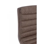 Barski stol CONNOR VINTAGE rjava ima okvir iz kovine, sedalni del je iz poliuretanske pene ki ima čez umetno usnje. Material: - Umetno usnje - Poliuretanska
