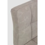 Barski stol GREYSON VINT svetlo siva ima okvir iz kovine, sedalni del je iz poliuretanske pene ki ima čez umetno usnje. Material: - Umetno usnje -