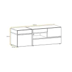 Dnevni regal FERI - slika 12