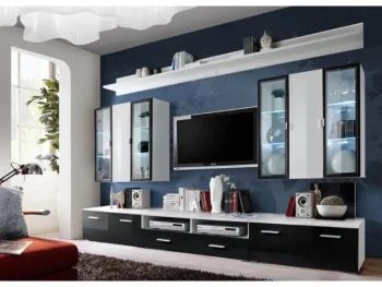 Dnevni regal LANDICE je narejen iz kvalitetne laminirane plošče, ki je odporna na poškodbe. Dobavljiv je v dveh različnih kombinacij barv. Primeren je za