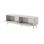 Dnevni regal LILJA 2, je eleganten kos pohištva, ki popestri vaš prostor s svojim luksuznim dizajnom. Narejen je iz kakovostnih materialov v barvi beige.
