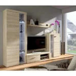 Dnevni regal RUBA 3 je moderno oblikovan in elegantnega videza. Dnevni regal je izdelan v EU. Dimenzije regala so: 270 cm x 190 cm x 42,5 cm Barva: - sonoma /