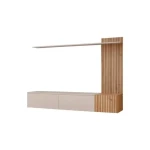 Dnevni regal SOLE je modernega dizajna. Kombinacija preprostega in privlačnega dizajna se bo podal v vsak prostor. Narejen je iz kvalitetne iverne plošče.