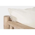 Fotelj C-C SAHEL natur ima tikove veje z naravnim zaključkom. Ima odstranljive blazine z bombažno poliestersko tkanino. Odstvetujemo izpostavljenje slabemu