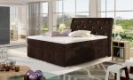 Boxspring postelja Bali je narejena iz Bonell vzmetnice visoke 20 cm in robustnega okvirja. Zgoraj in spodaj je obdana s prožno plastjo pene T25 debeline 4cm.