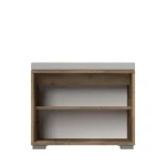 Oblazinjena klop VIŠNJA je narejena iz odličnih materialov. Dobavljiva je v hrast / beli visoki sijaj barvi. Predal ima mehko zapiranje. Dimenzije: D: 63 cm