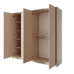 Garderobna omara DAŠA, je eleganten kos pohištva, ki popestri vaš prostor. Narejena je iz odličnih materialov v barvi beige. Možnost je nakupa LED