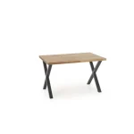 Jedilna miza APIX je klasična masivna stabilna miza. Dimenzije: - D: 120 x Š: 78 x V: 76 cm Material: - Masivni les (hrast) / barvana kovina Barve: -