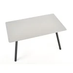 Jedilna miza GRAL je sodobnega in gladkega videza. Dimenzije: - D: 140 x G: 80 x V: 74 cm Material: - MDF / kovina Barve: - Siva / črna