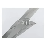 Jedillna miza MAY krom 160x90 je modernega dizajna. Noge so izdelane iz kromiranega jekla. Mizna plošča je izdelana iz kaljenega stekla debeline 10 mm.