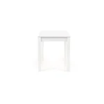 Jedilna miza ZAVI bela je narejena iz kakovostnih materialov. Je sodobna, elegantna in stabilna. Dimenzije: - D: 120 x G: 68 x V: 76 cm Material: - Laminirana
