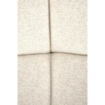 Jedilni stol JANY je eleganten stol, ki popestri vaš prostor. Oblazinjen je v prijetno blago krem barve, ki daje prostoru toplino. Podnožje je kovinsko v