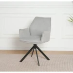 Jedilni stol NELI je eleganten in praktičen kos pohištva. Stol je oblečen v blago, kar doprinese eleganco v vsak prostor. Stol ima naslon za roke za večje