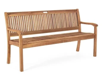 Klop 3P NOEMI ima strukturo iz lesa z oljnim zaključkom. Barva: - Akacijev les Material: - Les Dimenzije: širina: 158cm globina: 60cm višina: 88cm višina: