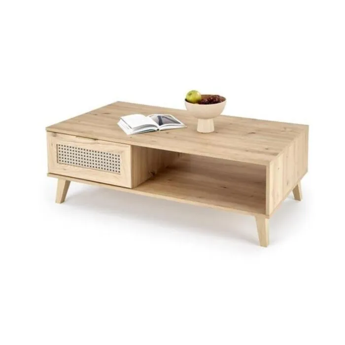 Klubska miza BORAJA Klubska miza BORAJA, je eleganten kos pohištva, ki popestri vaš prostor s svojo eleganco. Narejena je iz kakovostnega MDF-ja in iverne plošče. Material: -