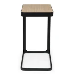 Klubska miza EVERITT 50X30 je narejena iz furnira in ima jekleni okvir. Dimenzije: širina: 50cm globina: 30cm višina: 55cm