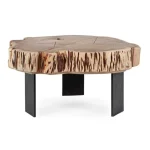 Klubska miza KEVAL NATURAL 70X65 je narejena iz lesa ter jeklenih nog. Dimenzije: širina: 70cm globina: 65cm višina: 33cm