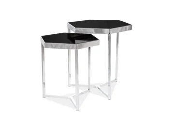 APOLON 2 je moderna in elegantna klubska mizica. Ogrodje ima zanimivo geometrično obliko. Lepo se poda v prostore z minimalistično in elegantno ureditvijo.