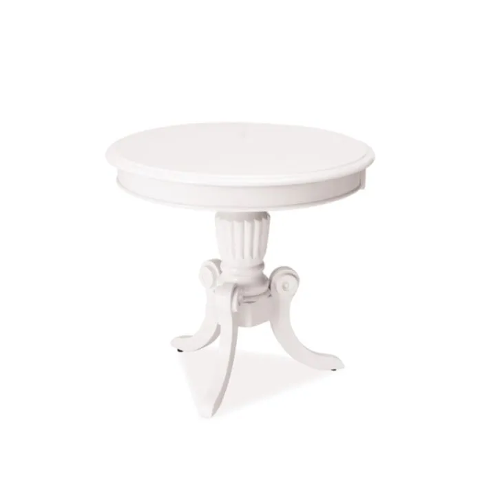 Klubska mizica ASPEN Klasična klubska mizica ASPEN, bo popestrila vaš dom. Mizna plošča je napravljena iz furnirja / MDF. Podnožje mizne plošče je napravljeno iz lesa.