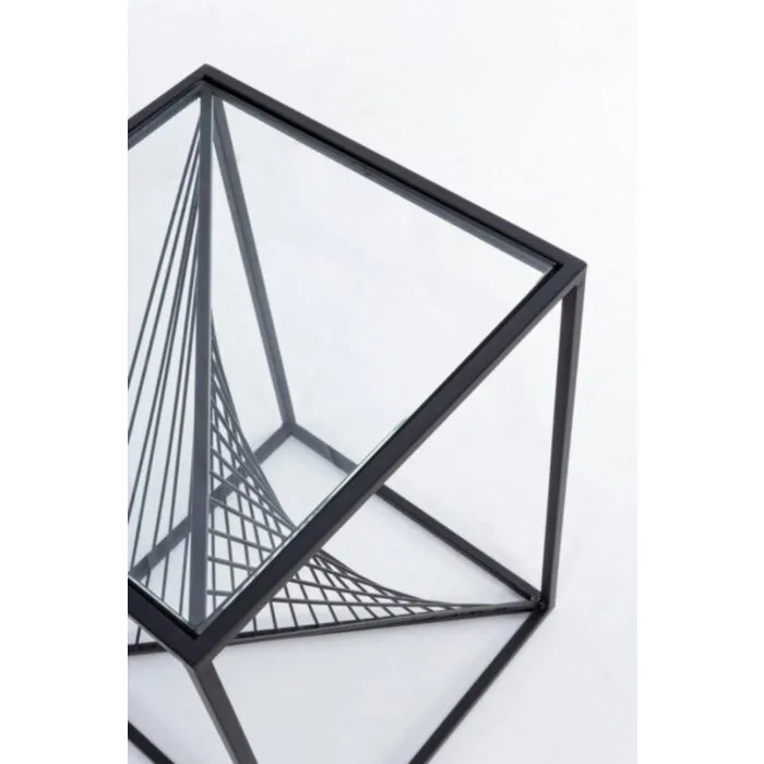 Klubska mizica ESPIRAL 40 x 40 Klubska mizica ESPIRAL 40x40 ima kovinske okvirje in top iz kaljenega stekla. S svojo obliko in dizajnom popestri vsak prostor, ne glede na okolico. Material: