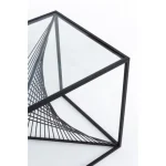 Klubska mizica ESPIRAL 48X48 ima jekleno okvirje in top iz kaljenega stekla. Material: - Jeklo - Kaljeno steklo Barva: - Črna Dimenzije: širina: 48cm
