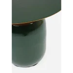 Klubska mizica NALIMA D50 zelena je moderna in elegantna okrogla miza s premerom 50 cm, ki v vsak prostor prinese svežino in prefinjenost. Idealna je za