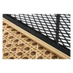 Knjižna omara ELYOT 3P ima jekleno ogrodje in ratan kombinacijo. Samo za interno uporabo. Material: - Jeklo - Ratan Barva: - Črna Dimenzije: širina: 82cm