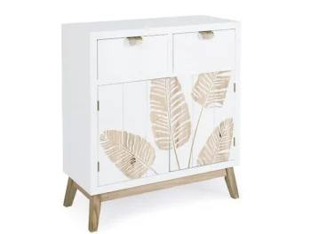 Komoda 2A-2C FOLIUM je narejena iz MDF plošče, ročaji so jekleni. Dimenzije: širina: 70cm globina: 30cm višina: 80cm