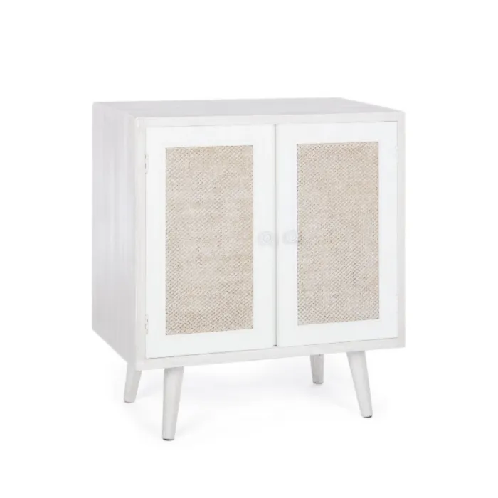 Komoda 2A MONTIEL Komoda 2A MONTIEL je eleganten kos pohištva, ki popestri vaš prostor. Njen poseben dizajn vas bo navdušil, saj prinese vašemu prostoru eleganco in