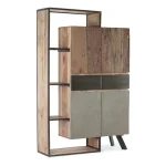 Komoda 2DO-2DR MANCHESTER je eleganten kos pohištva, ki popestri vsak prostor. Ima okvir iz lesa ter jekla, noge so nastavljive, Dimenzije: širina: 118cm