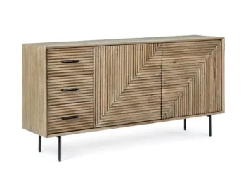 Komoda DARSEY 2A-3C je eleganten kos pohištva, ki popestri vaš prostor. Njen poseben dizajn vas bo navdušil, saj prinese vašemu prostoru eleganco in