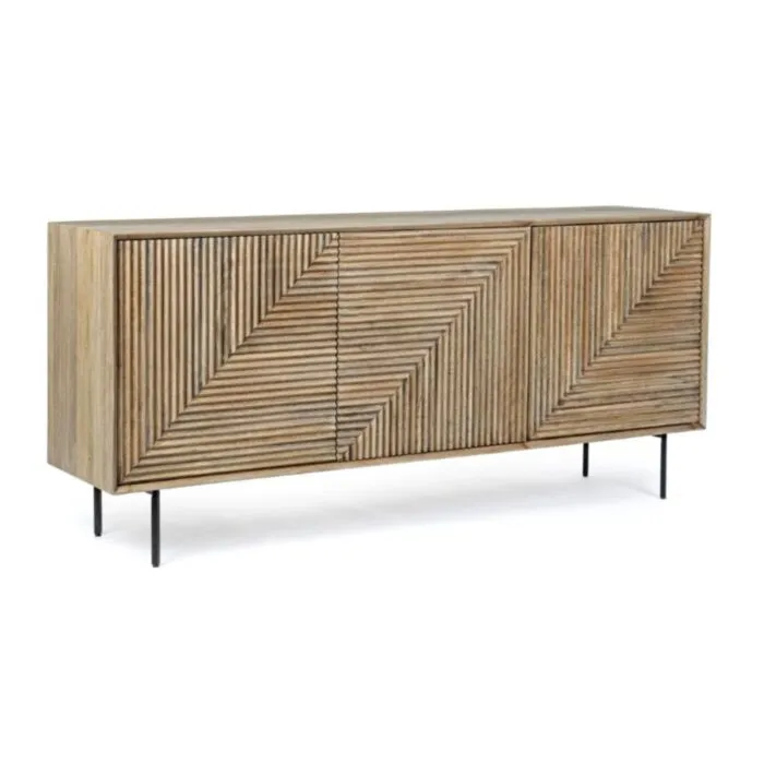 Komoda DARSEY 3A Komoda DARSEY 3A je narejen iz MDF-ja in ima kovinske noge. Struktura je iz lesa, predal ima v vratih. Material: - MDF - Kovinske noge - Les Barva: - Črne