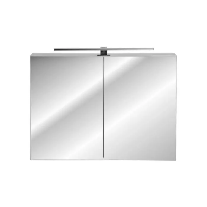 Kopalniški ogledalo AURORA 90 Kopalniški ogledalo AURORA 90 je narejeno iz kvalitetne laminirane plošče. Ta kolekcija je posebna, ker uporablja horizontalno rezkanje front. Ima