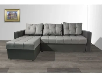 Kotna sedežna garnitura LUXUS je odlična garnitura po odlični ceni. Narejena v kombinaciji umetnega usnja in blaga. Zraven garniture dobite pripadajoče