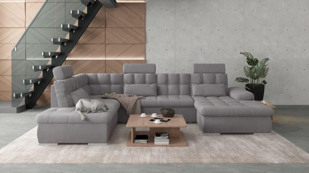 Kotna sedežna garnitura MALORCA Kotna sedežna garnitura MALORCA je odlična garnitura po odlični ceni. Sedežna se raztegne v dodatno ležišče in ima zaboj za shranjevanje. Garnitura ima