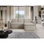 Kotna sedežna garnitura UMANA 2, je mešanica moderne elegance in neprekosljivega udobja, popolna za vašo dnevno sobo. Skrbno je bila zasnovana tako, da