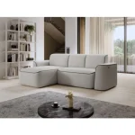 Kotna sedežna garnitura UMANA 2, je mešanica moderne elegance in neprekosljivega udobja, popolna za vašo dnevno sobo. Skrbno je bila zasnovana tako, da